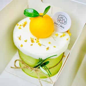 Matcha Yuzu cake (3inch)  <br> 抹茶小柚子