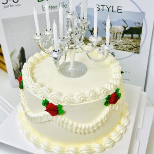 Goddess candlestickcake